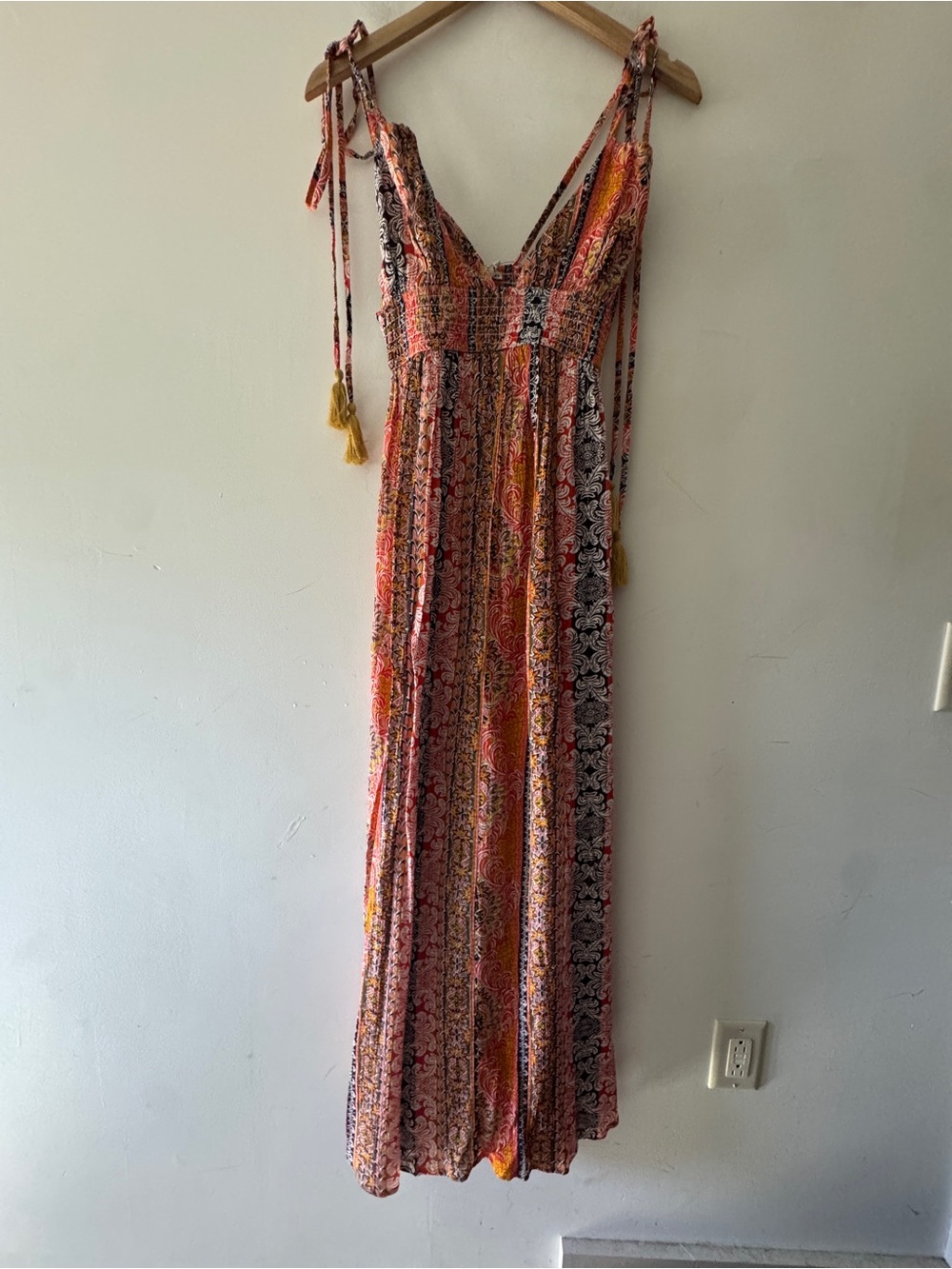 NEW!!‎ En Creme Gorgeous Boho Pattern Maxi Dress - Picture 2 of 11